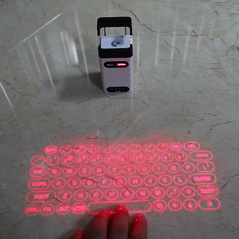 Mini Wireless Laser Projection Keyboard &amp; Mouse for Bluetooth Devices